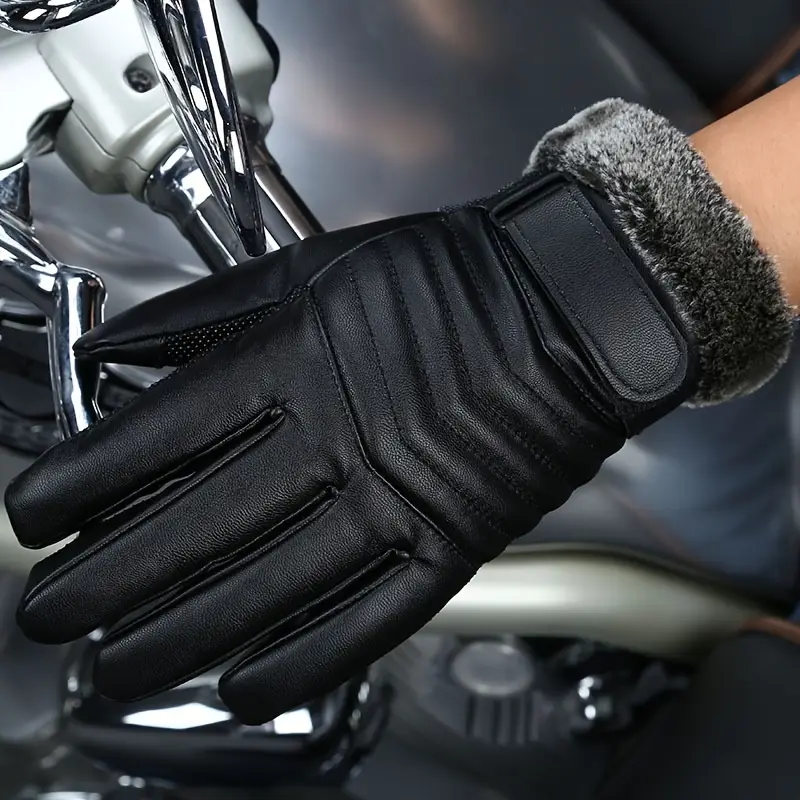 Leather Gloves Winter Warm Tou - Leather Driving Glove recension och pris