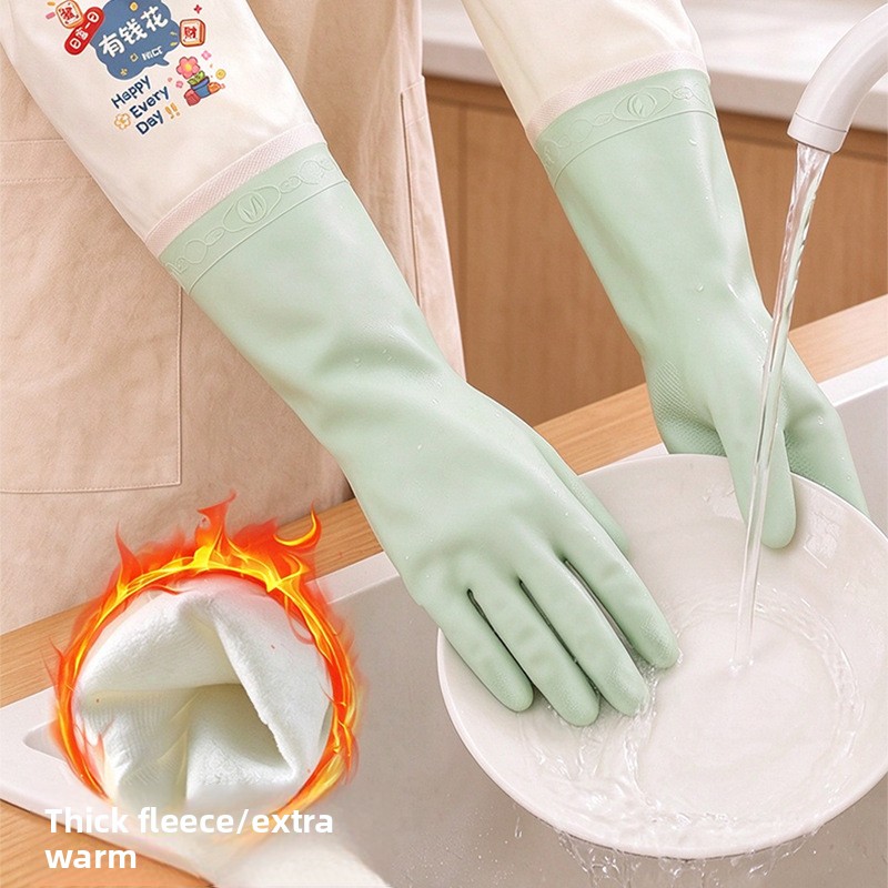 Extra Long Dishwashing Gloves  - Dish Glove Rubber recension och pris