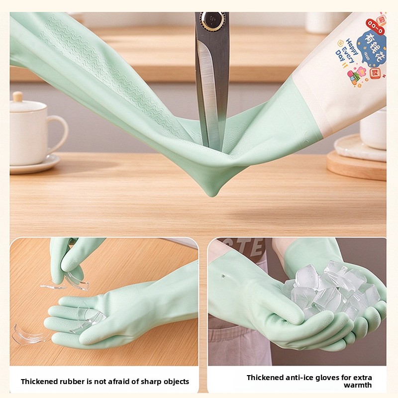 Extra Long Dishwashing Gloves  - Dish Glove Rubber recension och pris