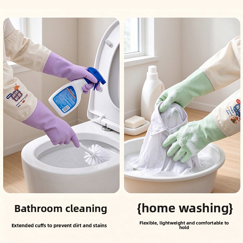 Extra Long Dishwashing Gloves  - Dish Glove Rubber recension och pris