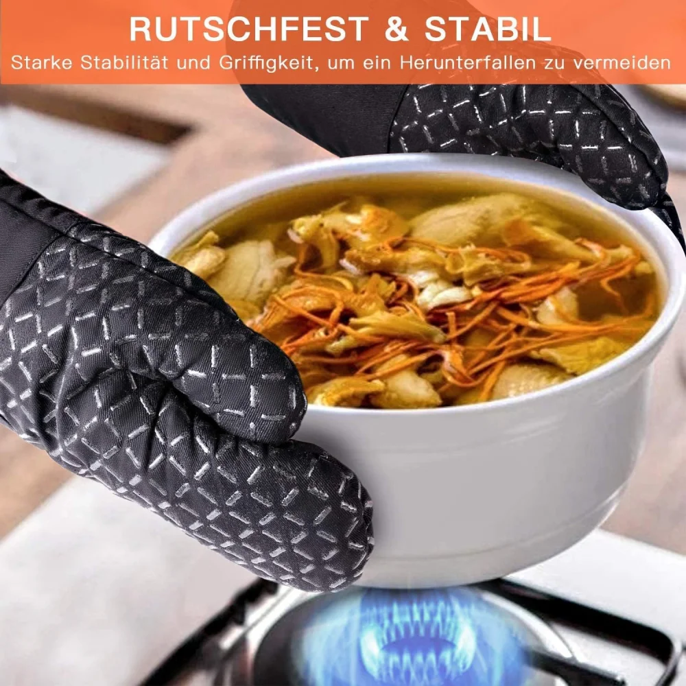 4PCS Silicone Kitchen Microwav - Heat Resistant Glove recension och pris