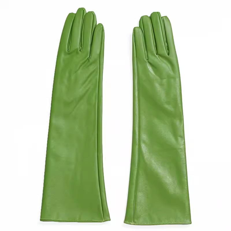 Women's Elegant Fashion Long P - Leather Driving Glove recension och pris